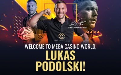 Football Icon Lukas Podolski signs Exclusive Year-Long partnership Deal with Mega Casino World