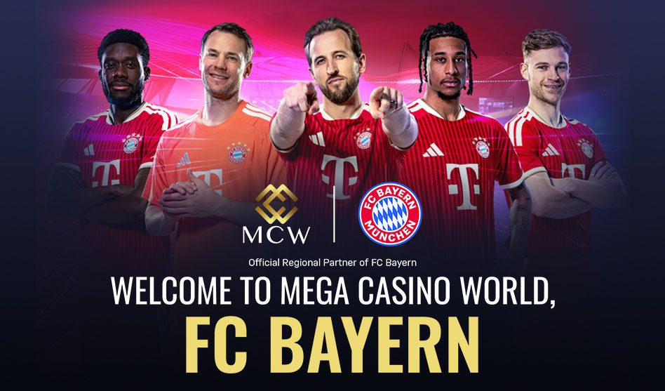 Mega Casino World Welcomes FC Bayern as Official Regional Partner